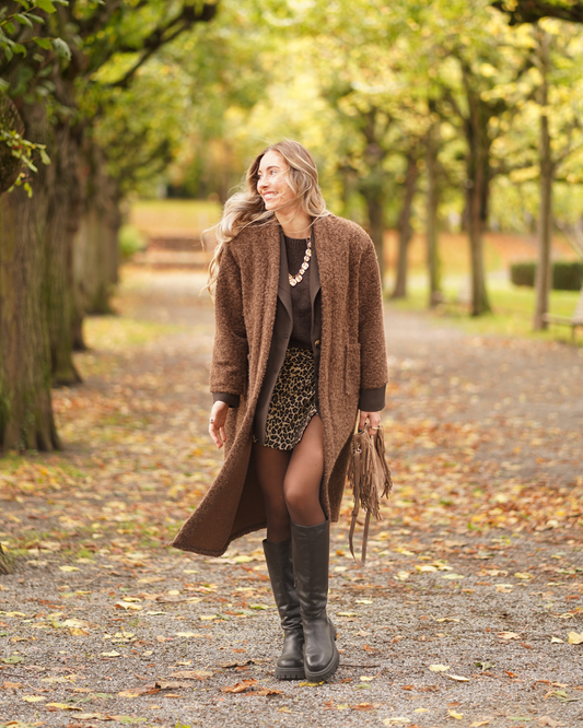 Gilet/manteau Ombrelle marron