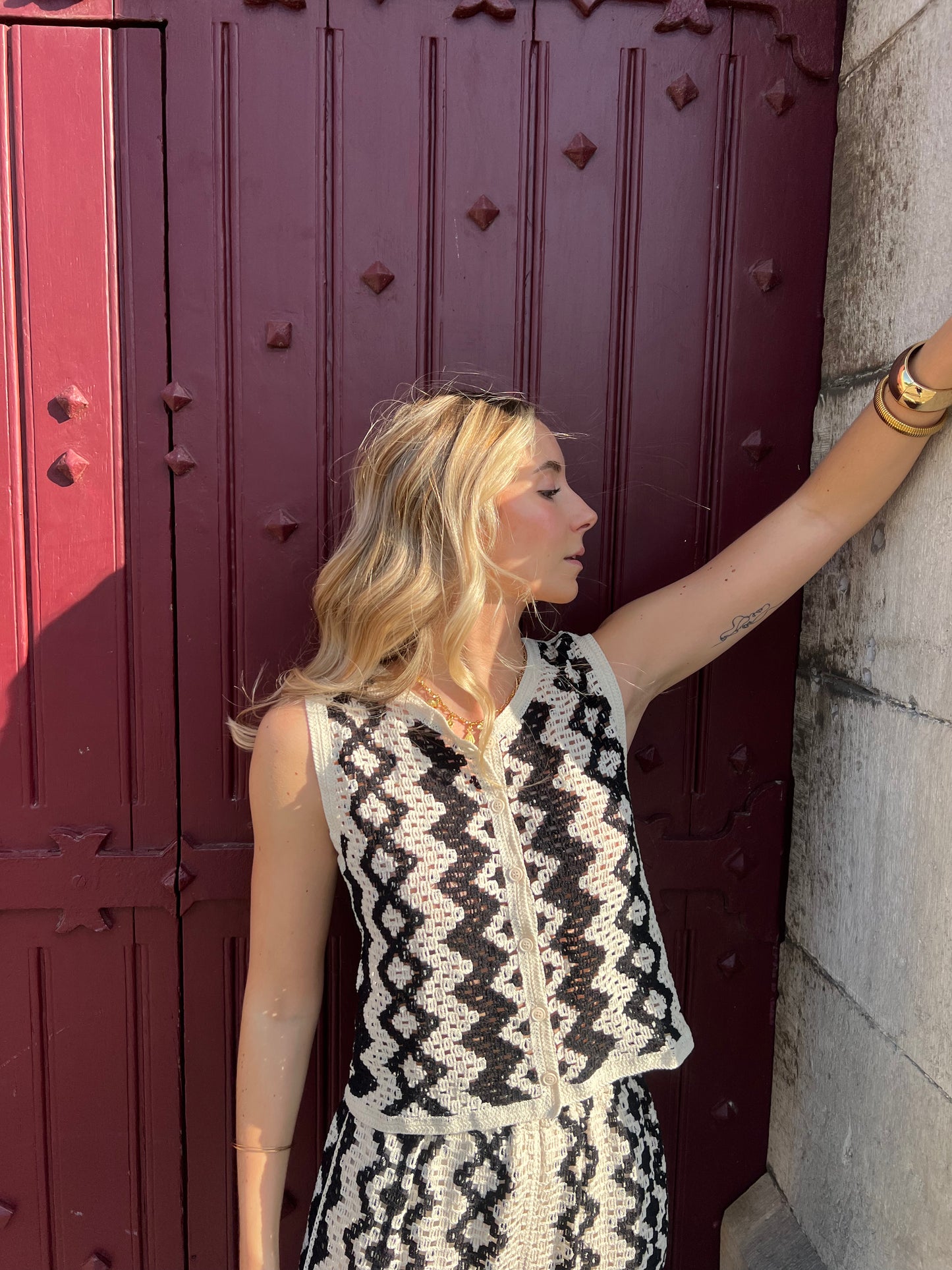 Ensemble en crochet Palmira