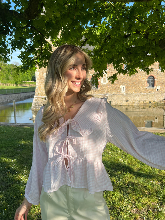 Blouse Vichy Rose